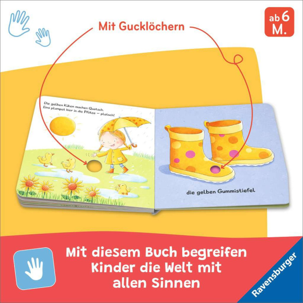Guckloch-Buch - Viele kunterbunte Farben