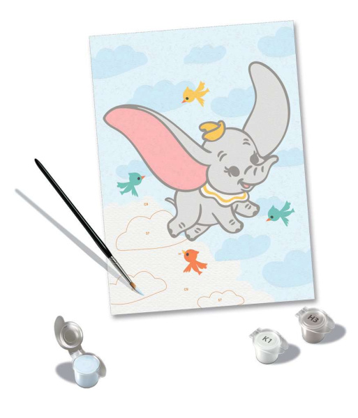 Malen nach Zahlen Hello Baby - Dumbo