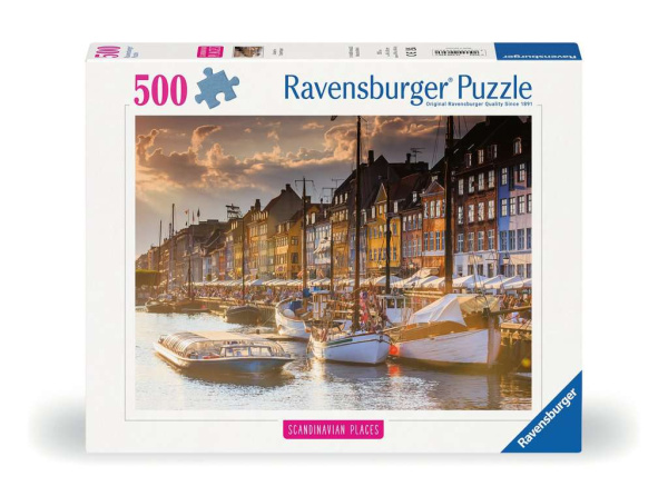Sonnenuntergang in Kopenhagen (500 Teile)