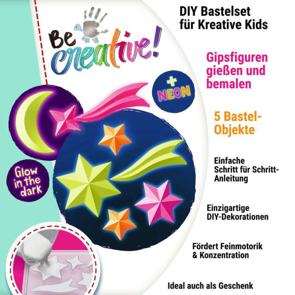 BeCreative Leuchtsterne gießen