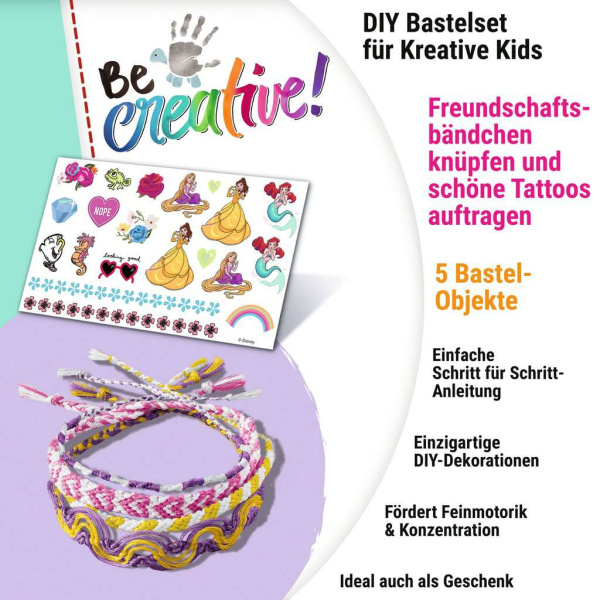 BeCreative Freundschaftsbändchen & Tattoos