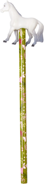 Pferdefreunde - Bleistift mit Topper