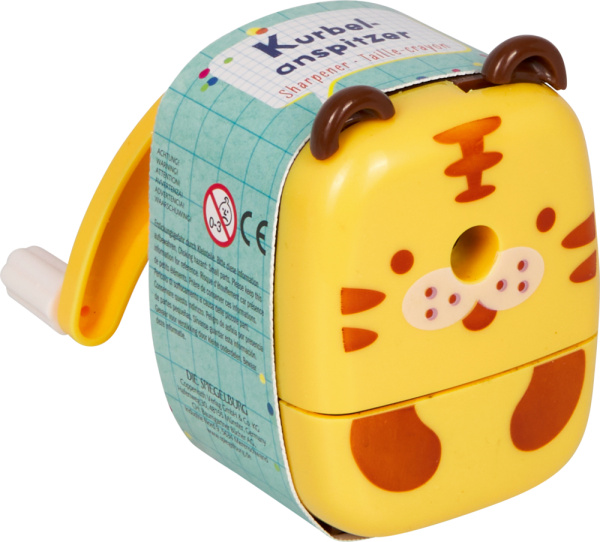 Bunte Geschenke - Kurbelanspitzer