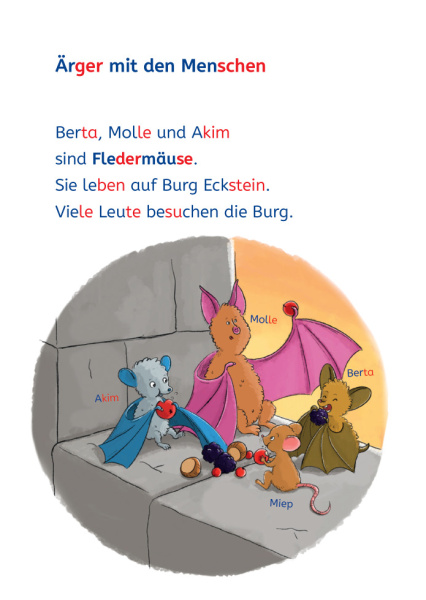 Leselöwen 1. Klasse - Fledermaus im Anflug
