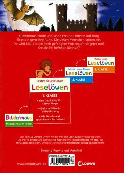 Leselöwen 1. Klasse - Fledermaus im Anflug