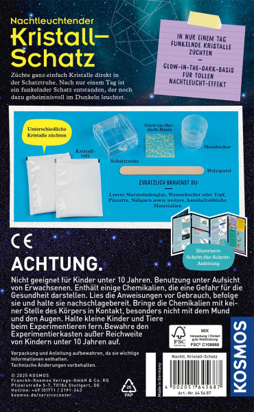 Nachtleuchtender Kristall-Schatz