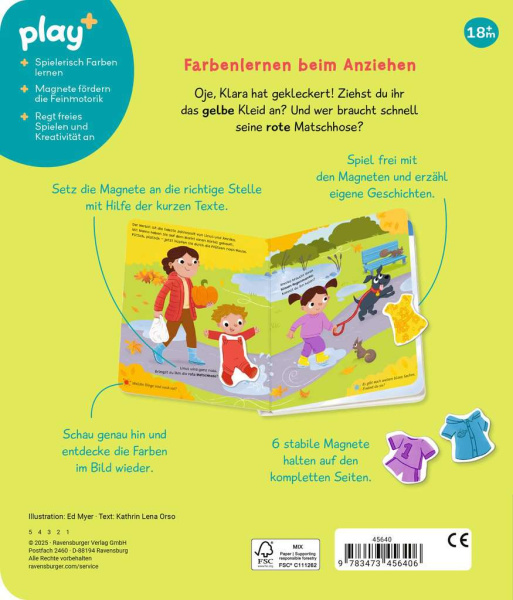 Komm, wir lernen die Farben