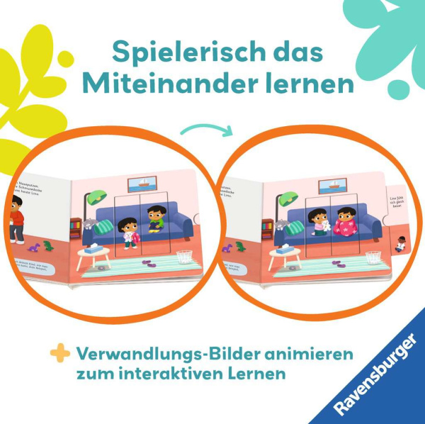 Play+ - Mein erstes Schiebebuch - Teilen und vertragen
