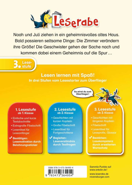 Leserabe 3. Lesestufe: Das Zauberhaus