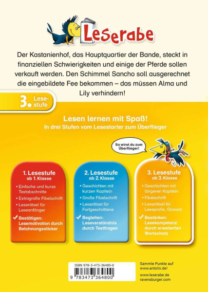 Leserabe 3. Lesestufe: Die Hufeisenbande