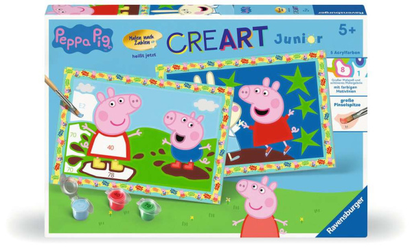 Malen nach Zahlen Junior - Peppa Pig