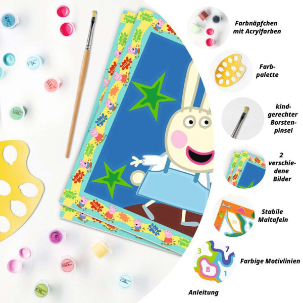 Malen nach Zahlen Junior - Peppa Pig