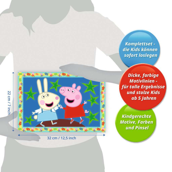 Malen nach Zahlen Junior - Peppa Pig