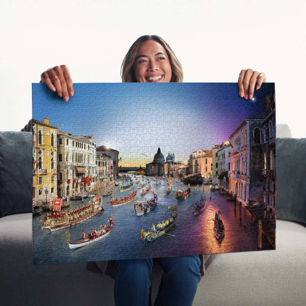 Venedig von Tag zu Nacht (1000 Teile)