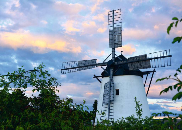 Windmühle bei Retz (1000 Teile)