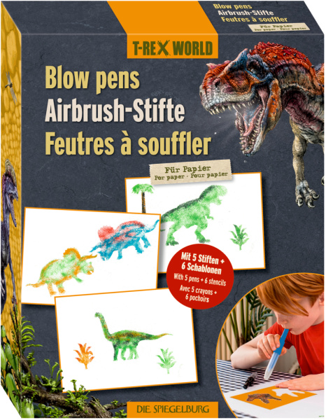 T-Rex World - Airbrush-Stifte für Papier