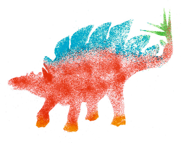 T-Rex World - Airbrush-Stifte für Papier