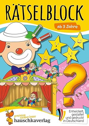 Rätselblock ab 3 Jahre, Band 1