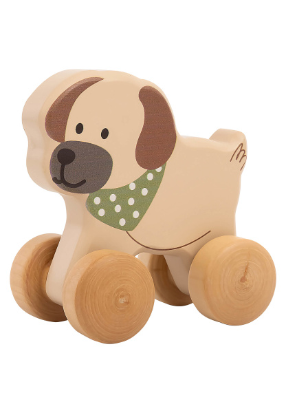 Rollspielzeug Holz Hund Lucky