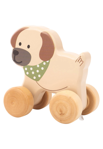 Rollspielzeug Holz Hund Lucky
