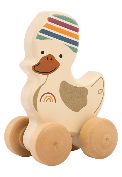 Rollspielzeug Holz Ente Edda