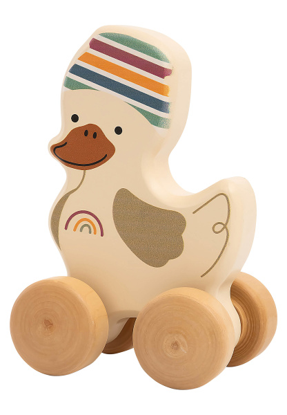 Rollspielzeug Holz Ente Edda