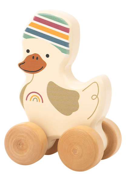 Rollspielzeug Holz Ente Edda