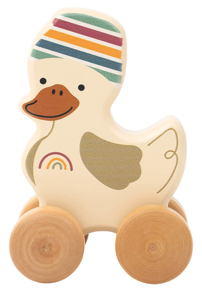Rollspielzeug Holz Ente Edda