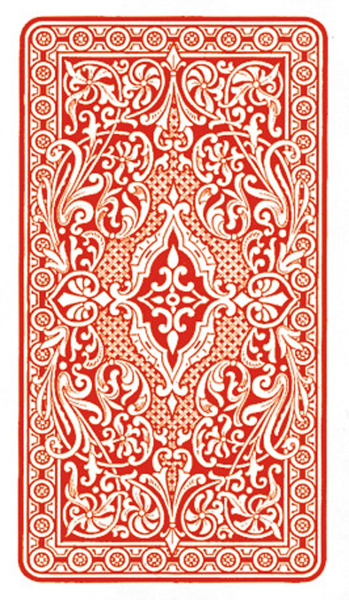 Rommé, Bridge, Canasta, Kartenspiel-Klassiker mit großen Eckzeichen