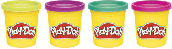 Knete Kräftige Farben 4er-Pack