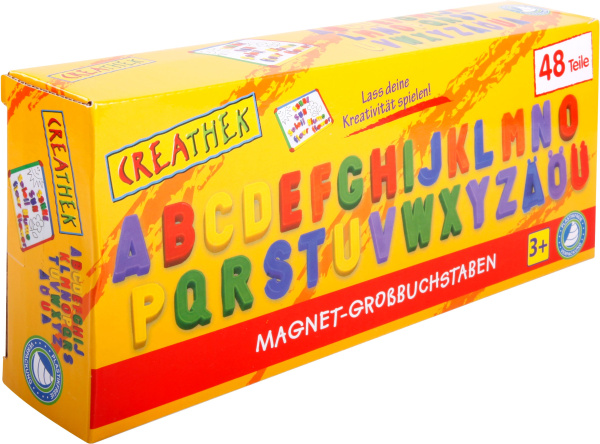 Magnet Großbuchstaben 48-teilig