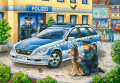 Puzzle Polizei und Feuerwehr (2 x 12 Teile)
