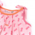 Ärmelloses Volantkleid für Mädchen, hellrosa, Miami Blue Frühjahr/Sommer 2022
