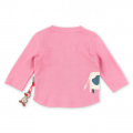 Rosa Baby Longsleeve My little friend, sigikid Mädchenkollektion Herbst/Winter 2022/23