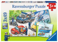 Puzzle Polizeieinsatz (3 x 49 Teile)
