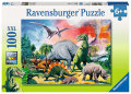Puzzle Unter Dinosauriern (100 Teile XXL)