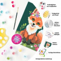 CreArt Malen nach Zahlen Blumiger Fuchs