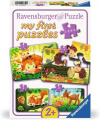 my first puzzles - Kleine Tierfamilien