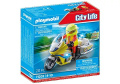 City Life Notarzt-Motorrad mit Blinklicht