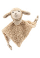 Schmusetuch Schaf Flocke sandfarben, 21 cm