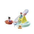 1-2-3 Aqua Badeinsel mit Wasserrutsche