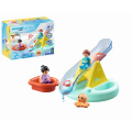 1-2-3 Aqua Badeinsel mit Wasserrutsche