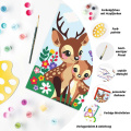 CreArt Malen nach Zahlen Fröhliche Hirsche