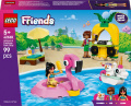 Friends Poolparty mit Einhorn und Flamingo