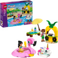 Friends Poolparty mit Einhorn und Flamingo