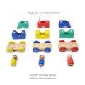 Magnetische Holzbausteine Baby Bahn