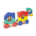 Magnetische Holzbausteine Baby Bahn