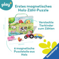 Magnetisches Holz-Zähl-Puzzle