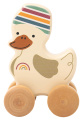 Rollspielzeug Holz Ente Edda