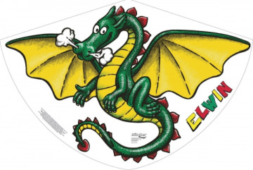 Einleinerdrachen Elwin, 92x62cm